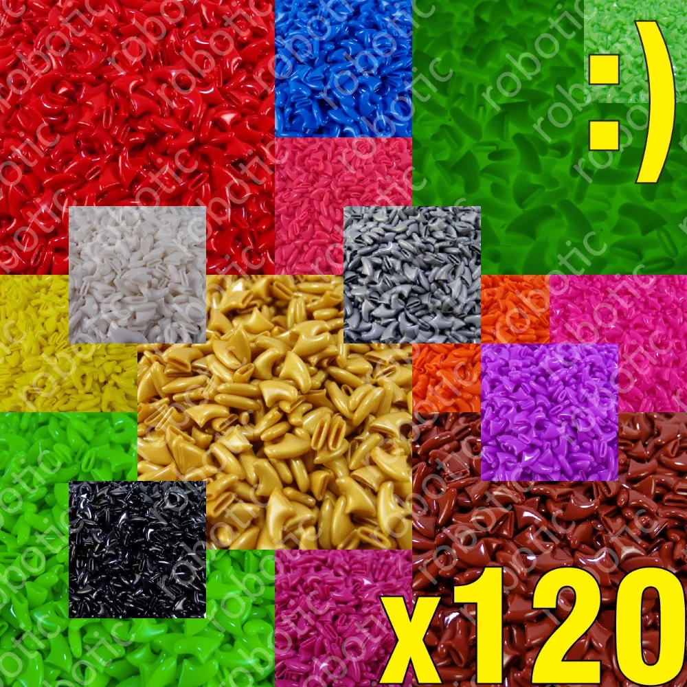120 шт. мягкие колпачки для кошек + 6x клейкий клей аппликатор/* XS S M L чехол кошка лапа