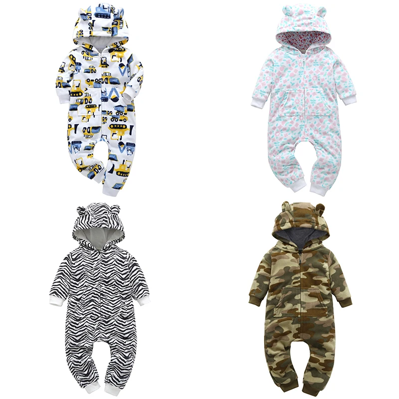 Детская верхняя одежда пальто для детей от 3 до 24 месяцев комбинезоны девочек и