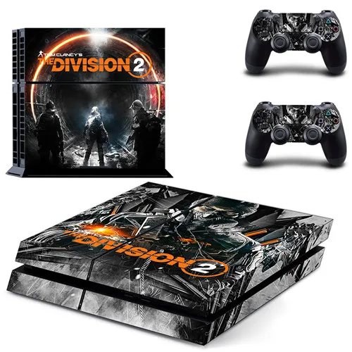 Игры подвеска Tom clancys Отдел 2 наклейка для PS4 виниловая наклейка, стикер для sony Playstation 4 консоль и контроллер наклейка для PS4 Стикеры - Цвет: GYTM2460