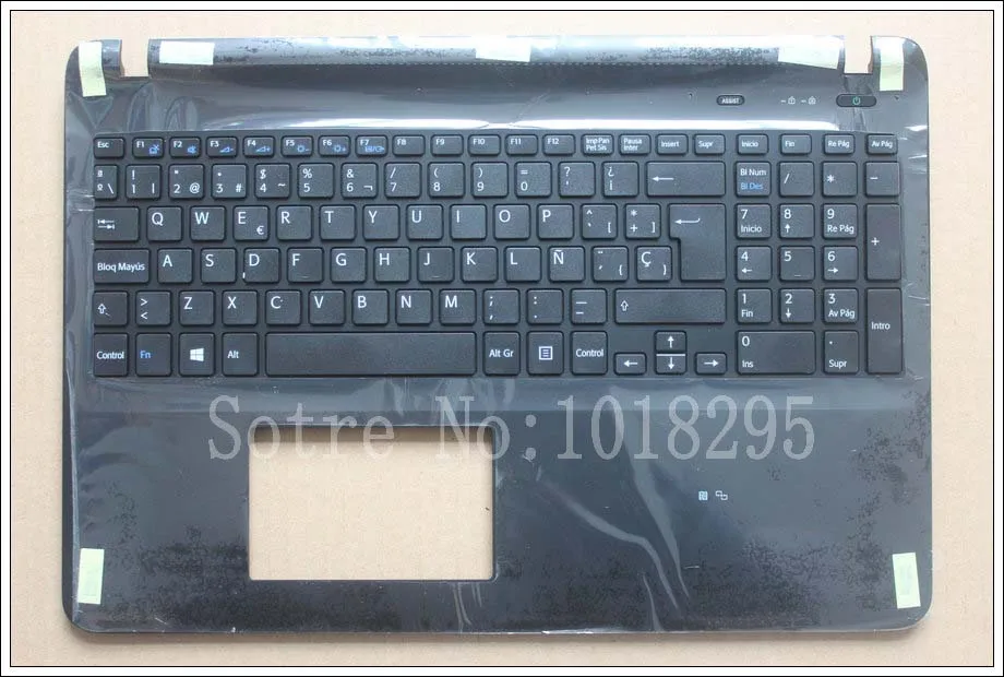Новая испанская Латиноамериканская Клавиатура для ноутбука sony Vaio SVF152A29M черная SP