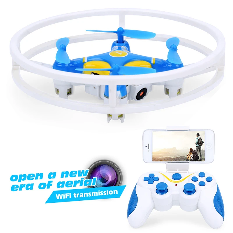 Мини-Дрон с камерой hd RC Квадрокоптер для селфи, Дрон 0.3MP FPV Дрон Nano дроны WiFi телефон управление дроны Профессиональный D1 синий