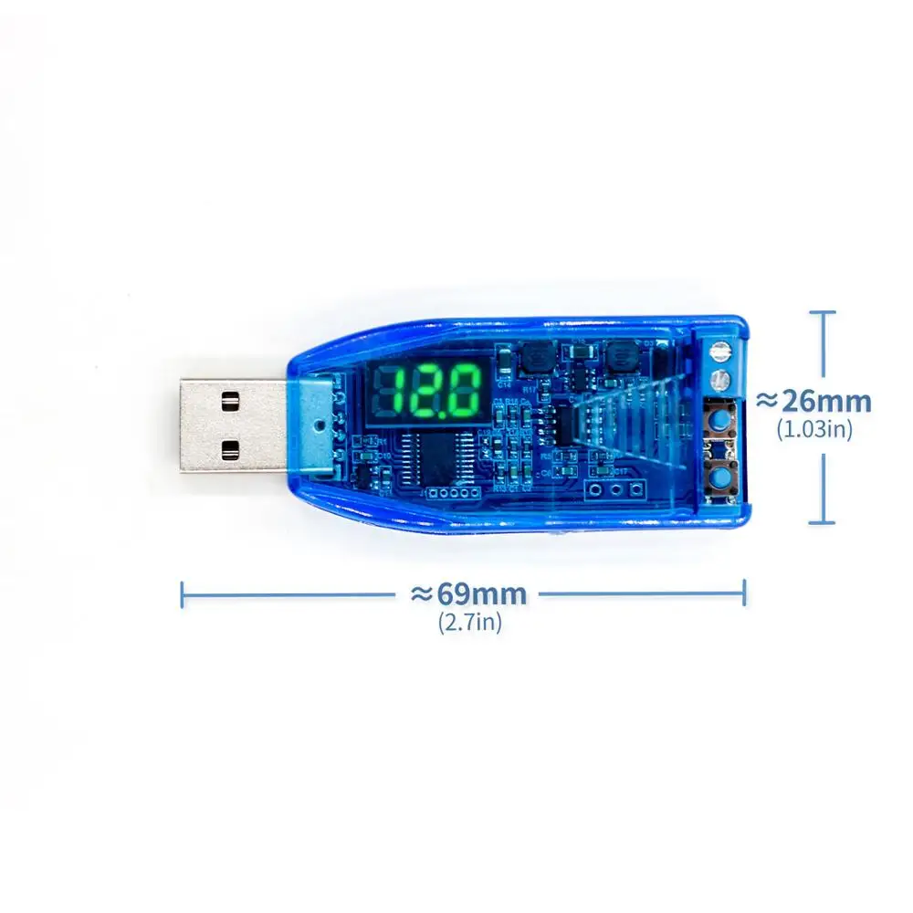 Модуль регулятора напряжения с ЧПУ USB понижающий ток 5 В 3 9 12 24 настольный блок