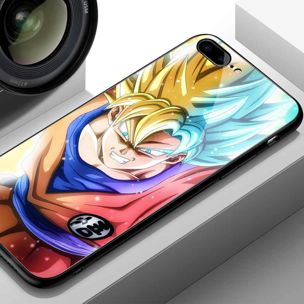 FinderCase для iPhone X закаленное стекло Dragon Ball z чехол для iPhone 6 6S 7 8 plus X XR XS MAX 11 pro max