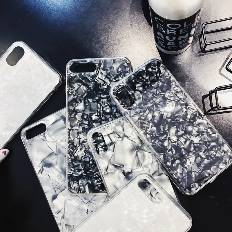 Marble Phone Case for iPhone 6s 6 Plus Glossy Soft TPU Cover X 8 7 |