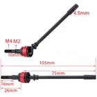 Жесткий стальной передний мост CVD, приводной вал для 110 осевого SCX10, опция обновления, запчасти Hop-Up, 2 шт.