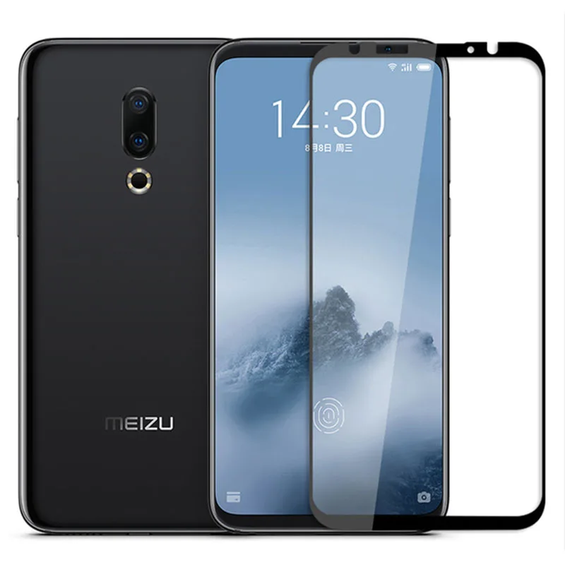 Для Meizu 16th Plus полное покрытие Закаленное стекло Защитная пленка 9H защитная на