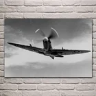 Военный истребитель, суперморской Сплит, ретро самолет, фотография, украшение для дома, гостиной, спальни KF871
