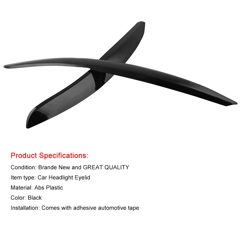 Бесплатная доставка автомобильные фары для бровей веки наклейки накладка