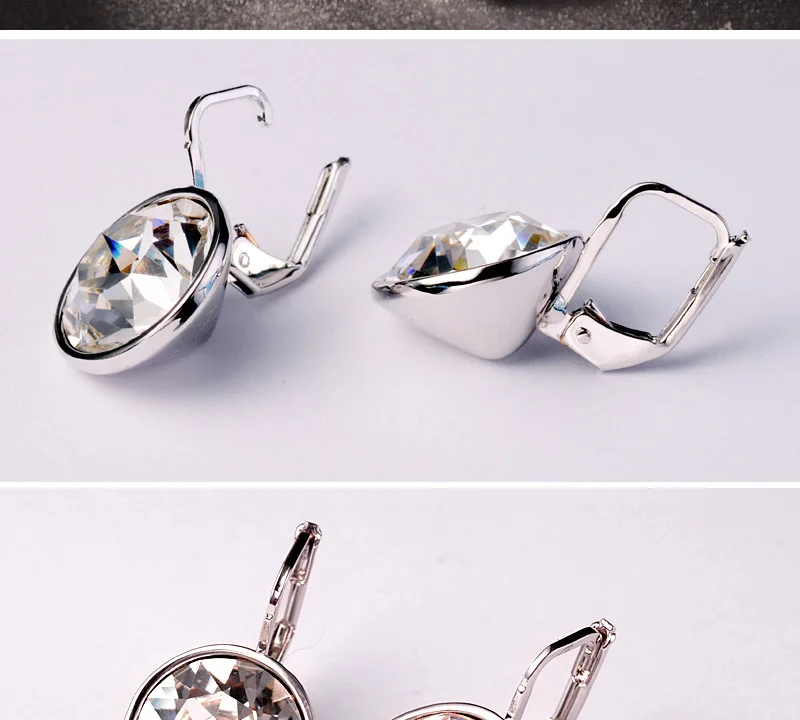 Трендовые Стильные Классические серьги-капли с кристаллами Swarovski для женщин, Элегантные Серьги Brincos Pendientes, новые серьги, модное ювелирное изделие