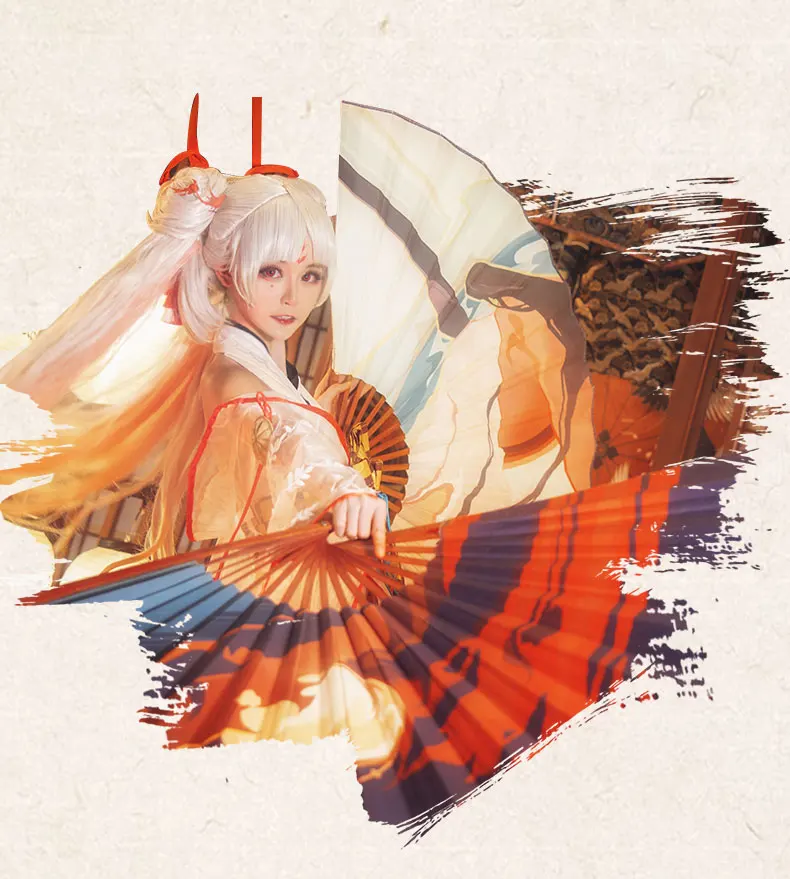 [Июньский запас] Горячая игра Onmyoji SSR Shiranui Diver Ali кимоно Косплей Костюм Униформа платье Хэллоуин костюм для женщин
