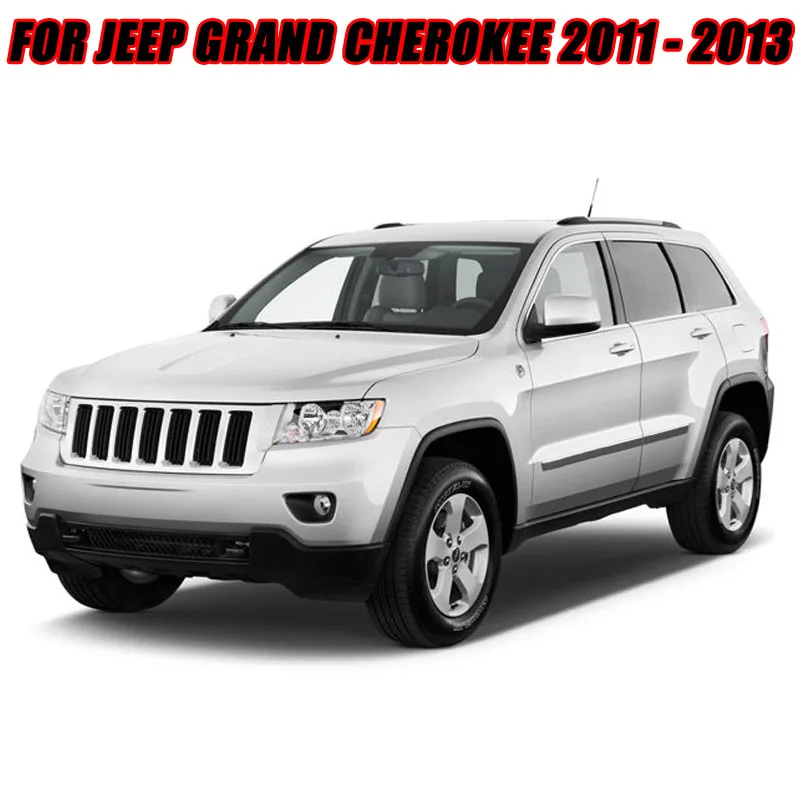 Чехол для Jeep Grand Cherokee WK2 2011 2012 хромированный Передний + 2013 бампер лампа заднего