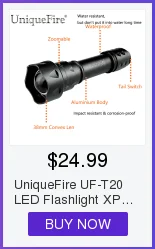 UniqueFire 1505 ИК 940nm мини инфракрасное излучение светодиодный фонарик ночного видения 3 Вт факел использование 1 х 18650 батареи(не включает