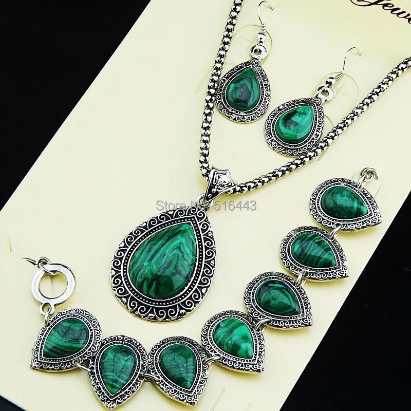 Бесплатная доставка 3 шт. винтажный античный серебристый с каплями воды