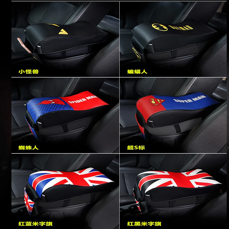 Подлокотник для автомобильной консоли из хлопка и кожи с памятью BMW E46 E39 X5 E53 X6 Mini