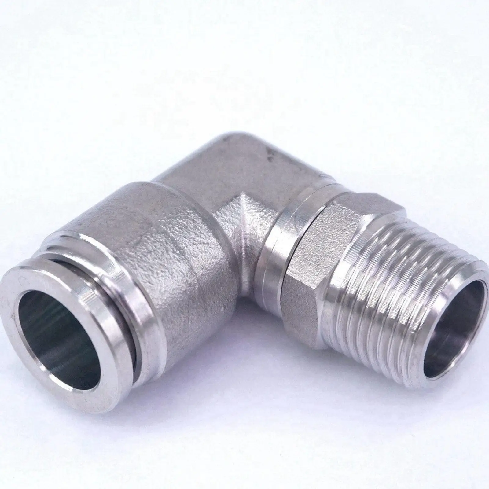 

Fit Tube OD 12mm-3/8" BSP Male Elbow 304 Stainless Steel Pneumatic Connector Quick Connector Fittings