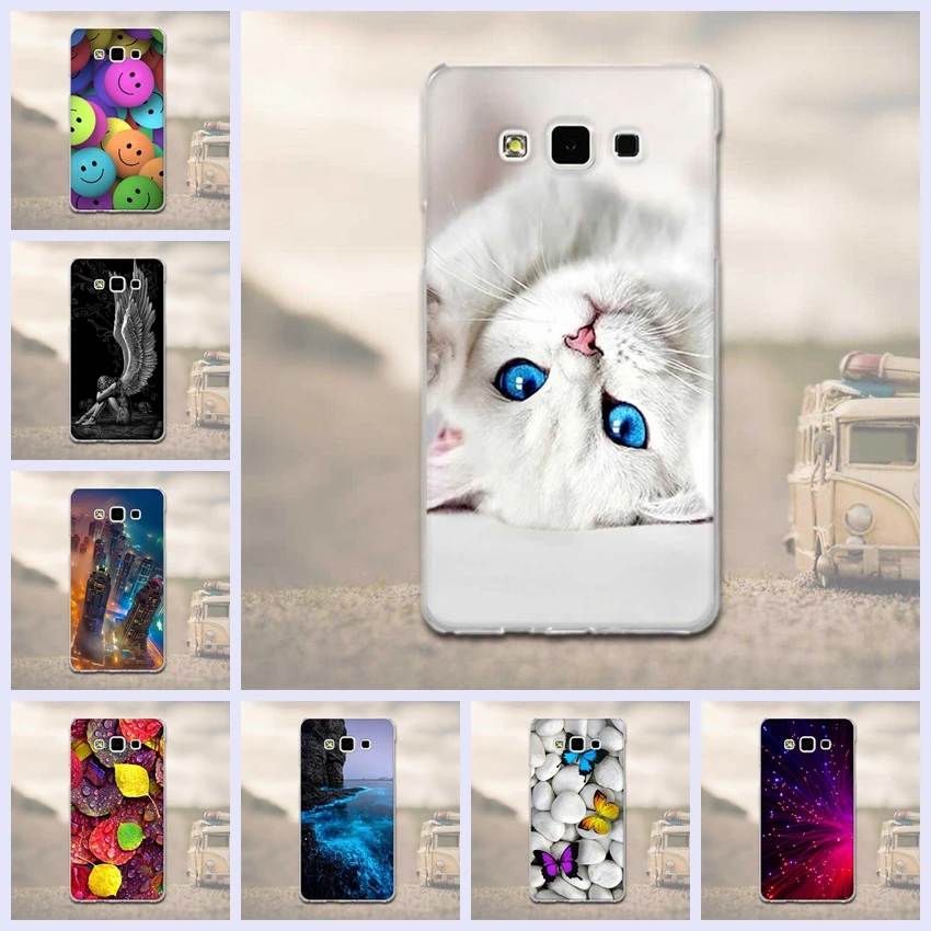 3D Silicone Case For Samsung A7 2015 5.5 inch A700F A700H SM-A700F A7009 Phone Cases For Samsung Galaxy A7 2015 Case Back Cover
