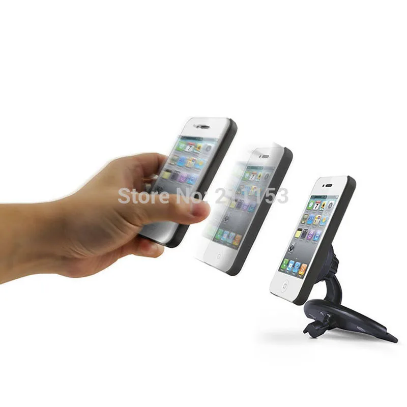Универсальный GPS магнитный автомобильный держатель для CD слота iPhone 6 7 plus Samsung S5 S6