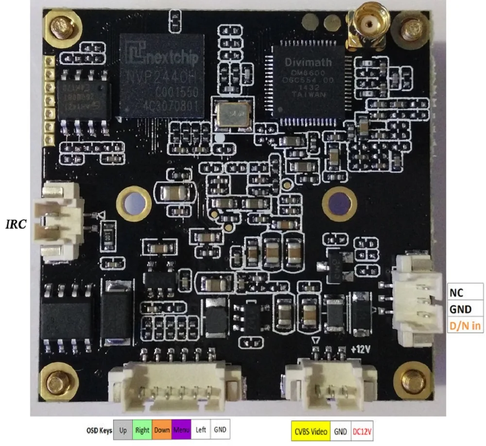 1080P SDI Модуль платы 1/3 &quotPanasonic CMOS датчик изображения MN34227 + NVP2440 CCTV модуль камеры чип