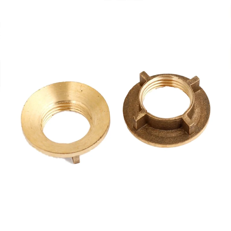5 шт Золотой Тон Латунь 1/2 &quotPT нарезной бытовой водопроводный кран гайки|nut nut|threaded
