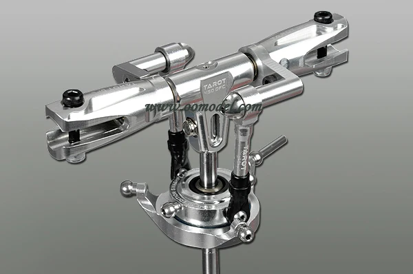 

Tarot 450 DFC Parts Main Rotor Head Silver/Black TL45162A/B FreeTrack Shipping