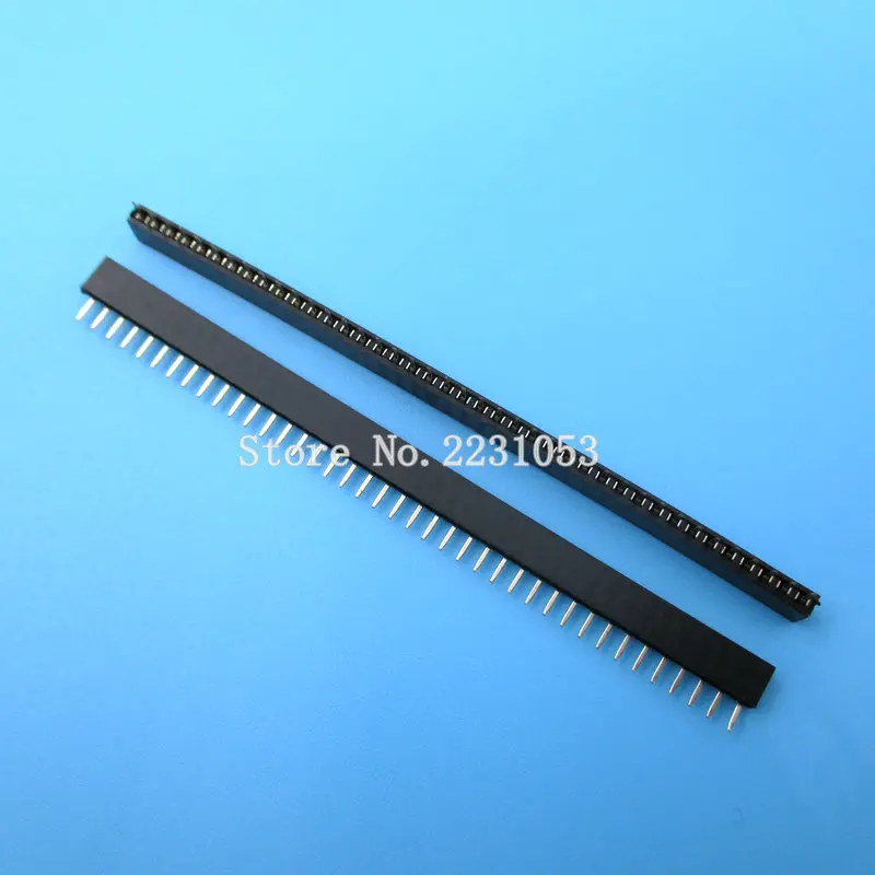Штыревой разъем с одним рядом 10 шт./лот 1*40 контактов 2 мм|header plate|header cableheader bag |