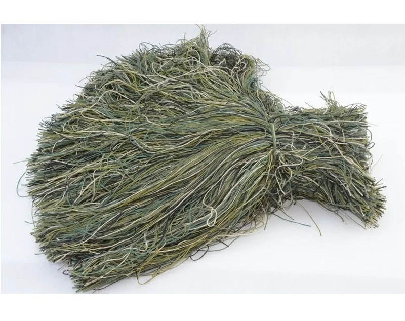 jungle Пряжа камуфляж DIY украшения Ghillie костюм Открытый CS поле Охота Стрельба Пейнтбол джунгли пустыня боевой тактический комплект 1 сумка - Цвет: jungle