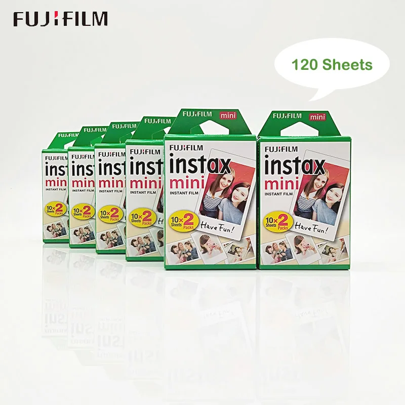 120sheets 10-100 листов Fujifilm Instax Mini белая пленка мгновенная фотобумага для Instax Mini 9 8 7s 90 70 25 камера SP-2 SP1 Liplay принтер - Цвет: 120sheets