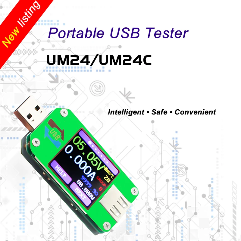 USB-тестер Bluetooth компьютер онлайн постоянный ток вольтметр измеритель емкости
