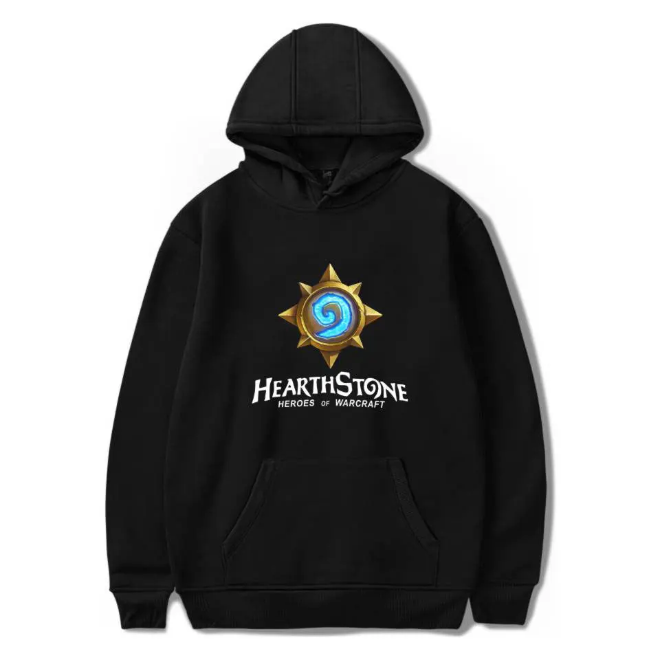 Новинка 2019 толстовка Hearthstone Весенняя Толстовка с длинным рукавом капюшоном для