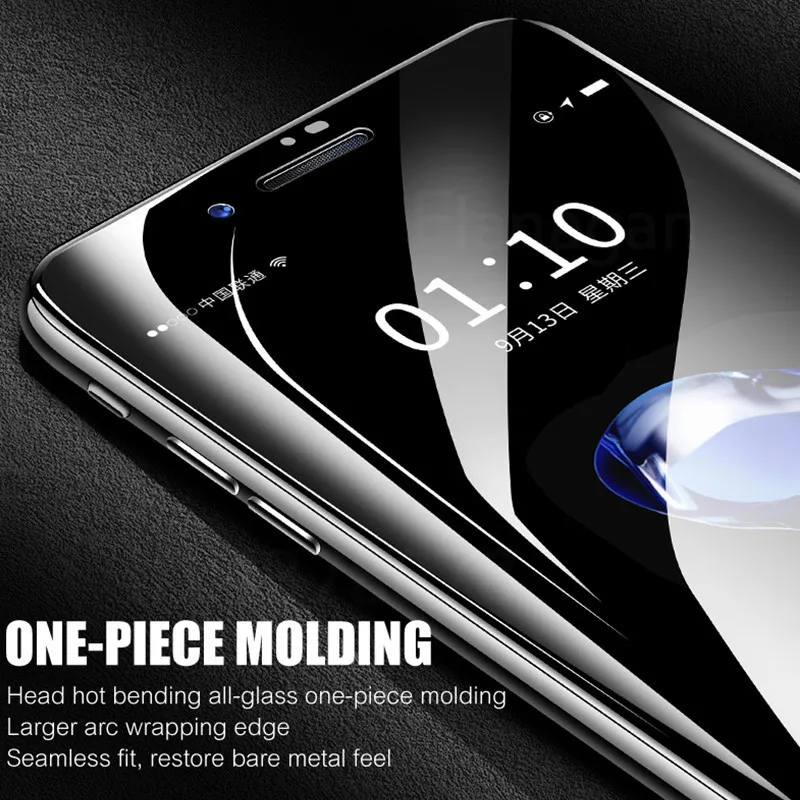 Защитное стекло RGLM 11D с изогнутыми краями для iPhone 7 8 6 6S Plus закаленное защитное X XS