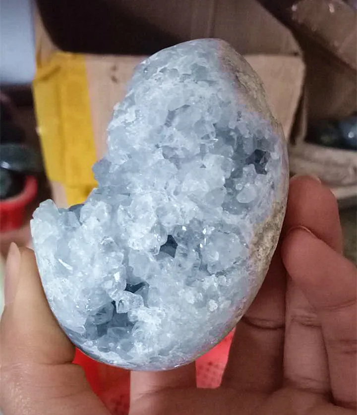 beautiful celestine geode egg unicorn party mariage souvenir wedding favors and gifts | Дом и сад