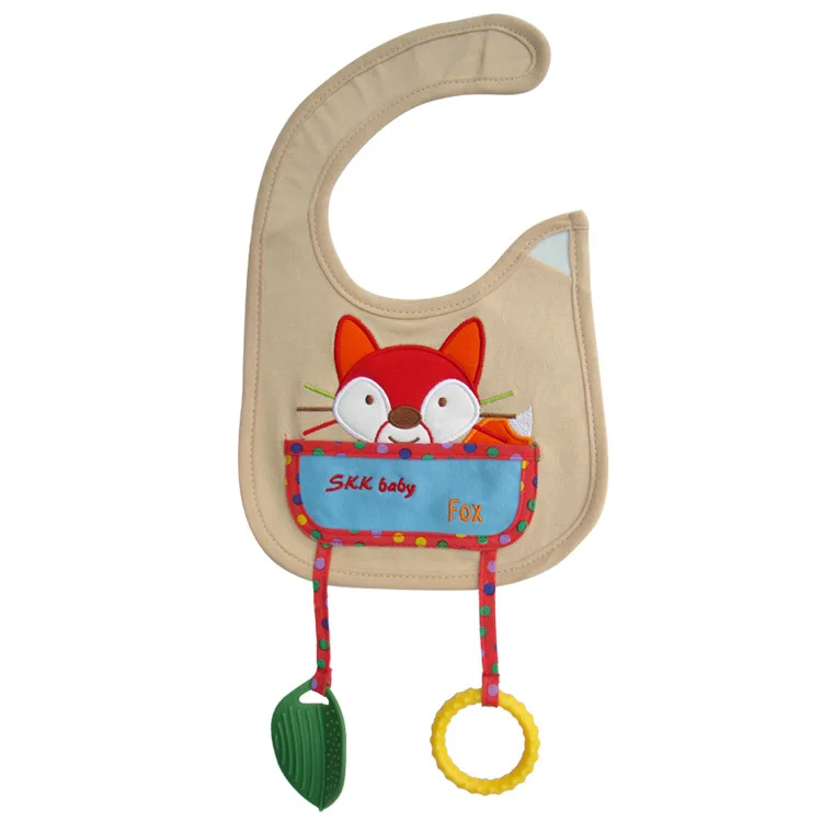 Прозрачные Мультяшные непромокаемые детские нагрудники с прорезывателем