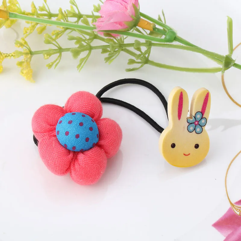 Детские галстуки для волос с тыквенными цветами аксессуары маленьких девочек