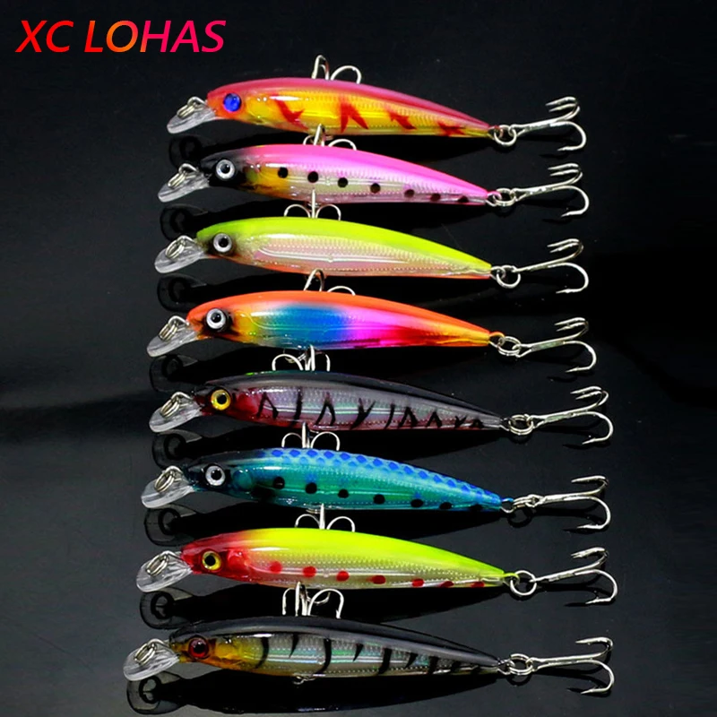 1 шт 8.5 см 7.4 г искусственная приманка воблер из твердого пластика и стальных