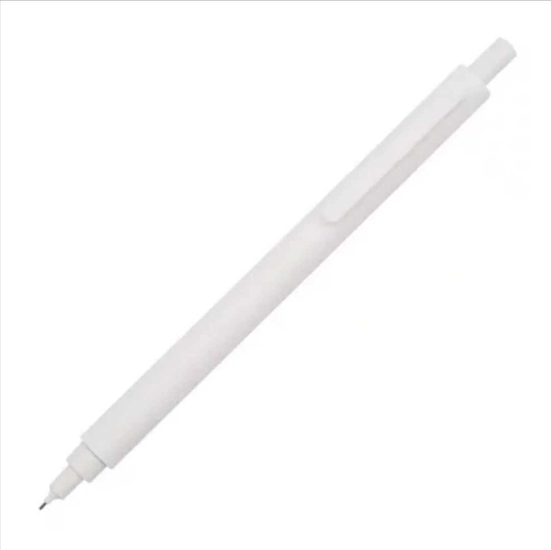 White KACO KG Drafting Mechanical Pencil Anti Breaking Core Lead Holder 0.5mm And HB 2B box lead Optional Office School Supplies - Цвет: White