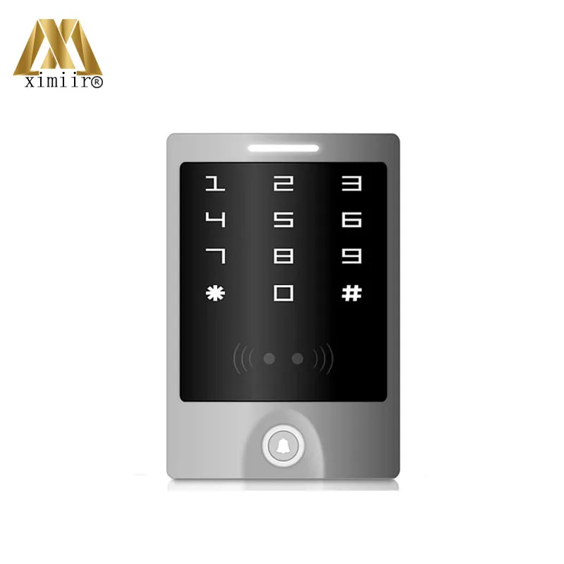 

Biometric IP65 M09T standalone EM,H-ID card access control touch keyboard access control & card reader wiegand 26bit - 37bit