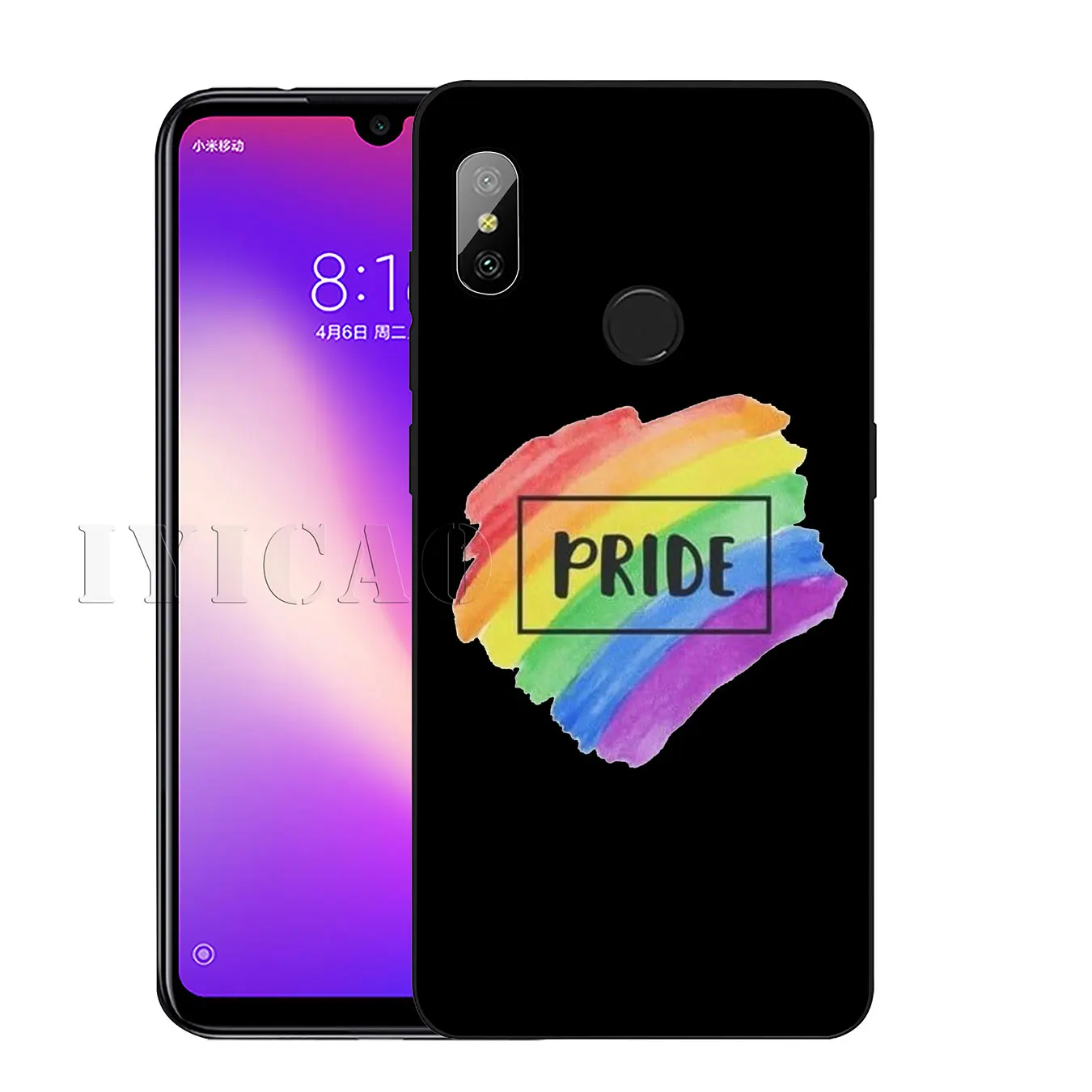 IYICAO Мягкий силиконовый чехол для Xiaomi Redmi K30 K20 8A 7A 6A 5A S2 GO Note 8 8T 7 5 6 Pro |