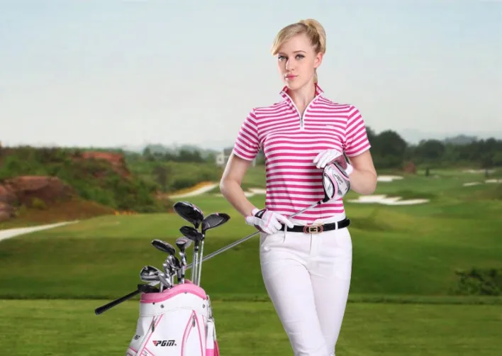 

Hot sale!NEW Golf Clothing Ladies T-shirts Golf Short Sleeved Women's Polo Shirt Summer Golf Apparel Breathable,Free shipping