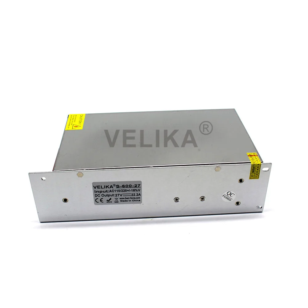 Single Output New model DC27V 22.2A 600W Switching power supply Driver For Industrial Equipment CNC Stepper Factory Supplier |