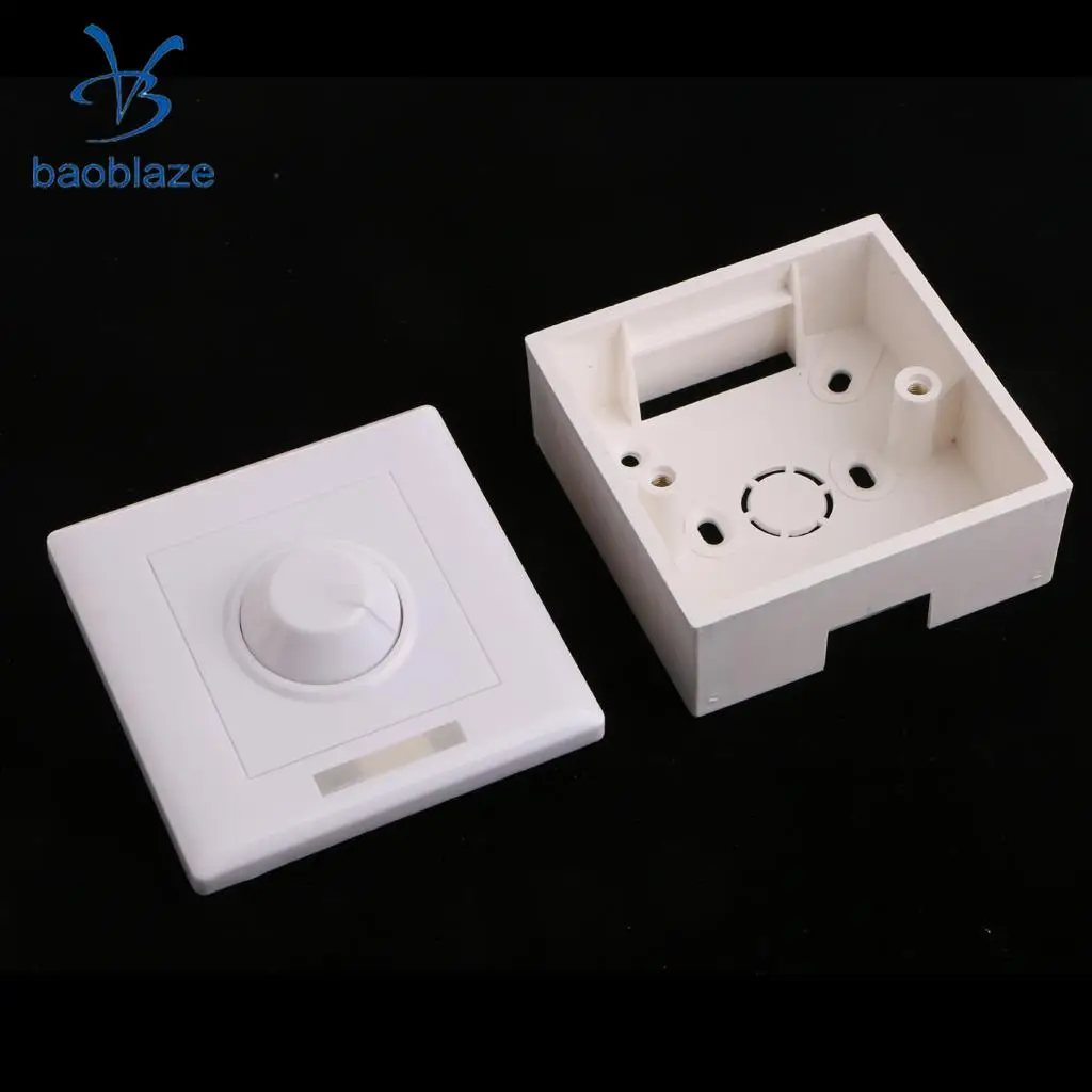 Диммируемый CFL/светодиодный диммер Baoblaze 1 Gang Way 110 240V с настенной розеткой и ИК