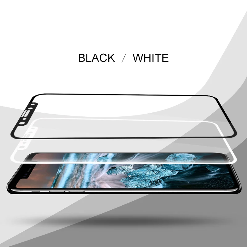 Полное покрытие из закаленного стекла 9 H для iphone Xs Max XR X 8 5 5S SE 6 6s 7 plus 10 защита экрана пленка для iphone Xr Xs Max
