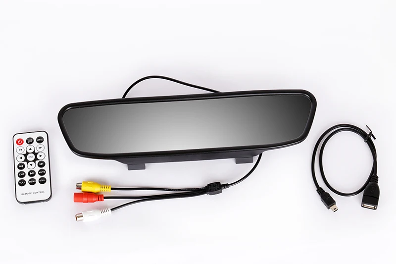 Bluetooth MP5 TF 4.3 &quotTFT LCD ЦВЕТНОЙ Экран дюймов Автомобиль Зеркало Монитор для Заднего
