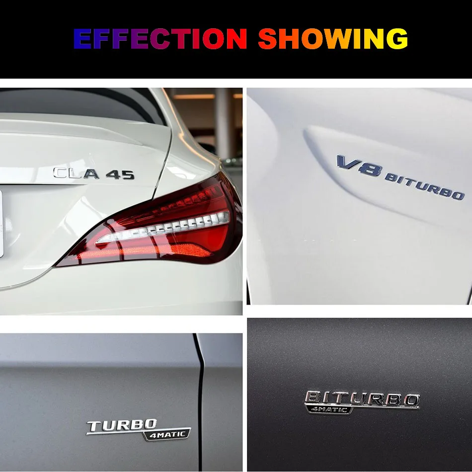 Новая плоская Хромовая эмблема W221 W222 S63 S350 S500 S CLA наклейка на автомобиль значок со