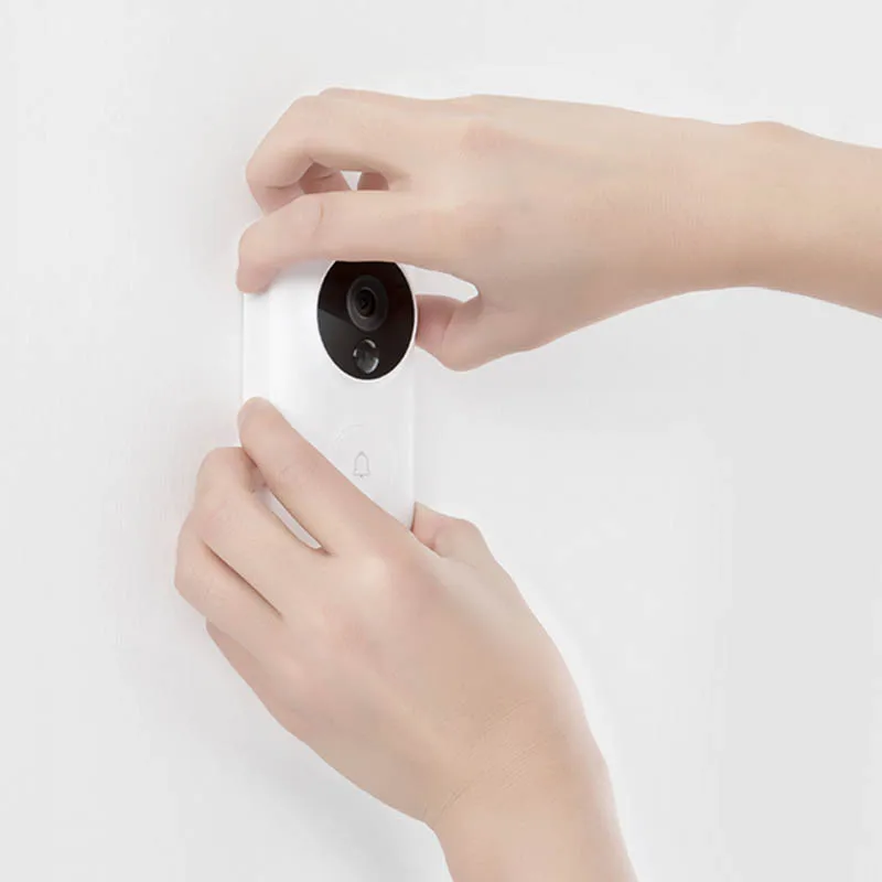 Xiaomi Zero AI распознавание лица 720P ИК ночного видения видео дверной звонок набор обнаружения движения SMS Push домофон Облачное хранилище