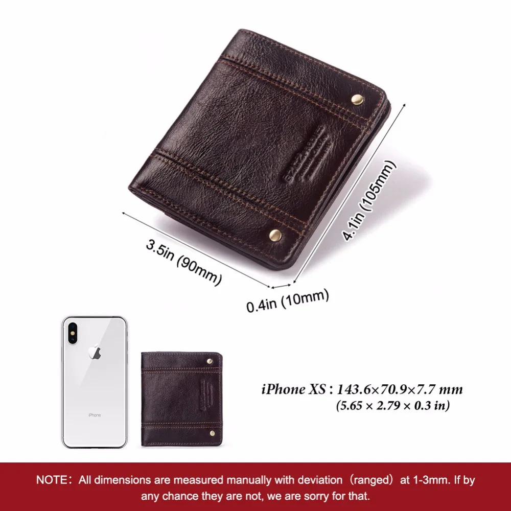 2018 мужской кошелек из натуральной кожи Винтаж ультра тонкий RFID сумочки держатель