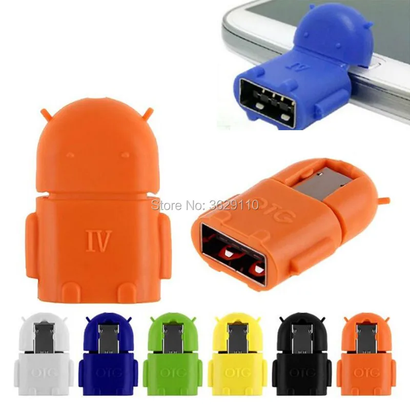 Hopetoth 100 шт./лот Micro usb к USB OTG адаптер для Samsung Galaxy S2/S3/S4 смартфона кабель