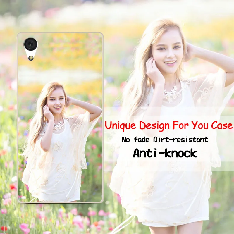 Custom DIY Photo Phone Case For Sony Xperia Z3 L55T L55U D6603 D6616 Soft Silicone Image Bag Pictures Unique Design |