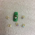 Кольцо для Стразы с бриллиантами, украшение для ногтей, 10 дюймов, шт.пакет