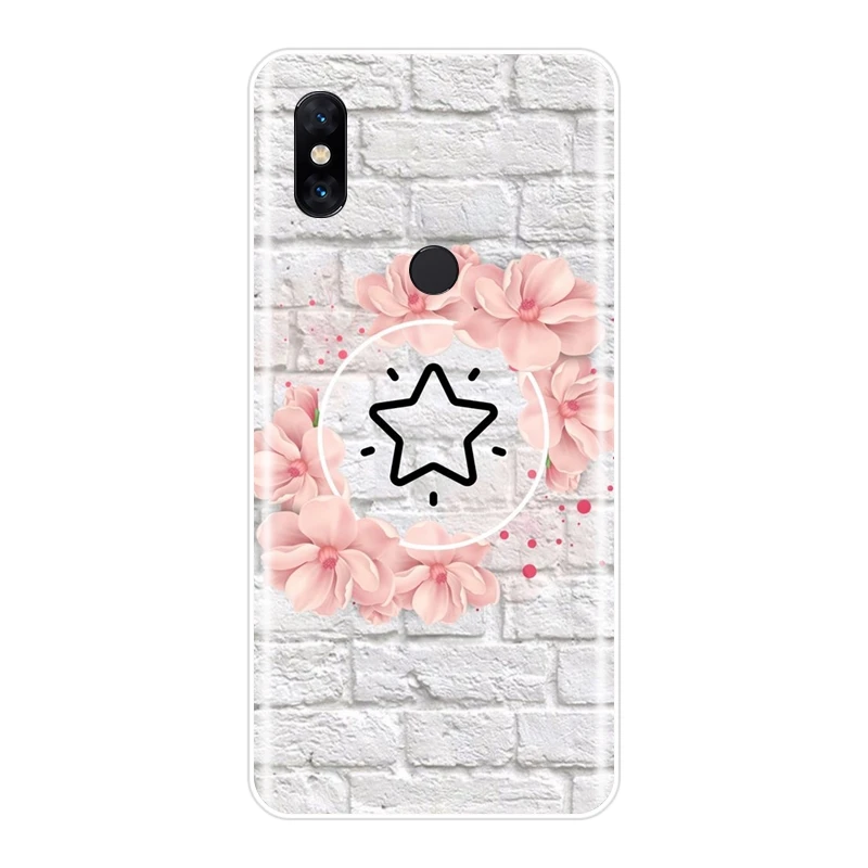 Задняя крышка для Xiaomi Mi Mix 1 2 2S 3 Heart Airplane Star Marble Leaf силиконовый мягкий чехол