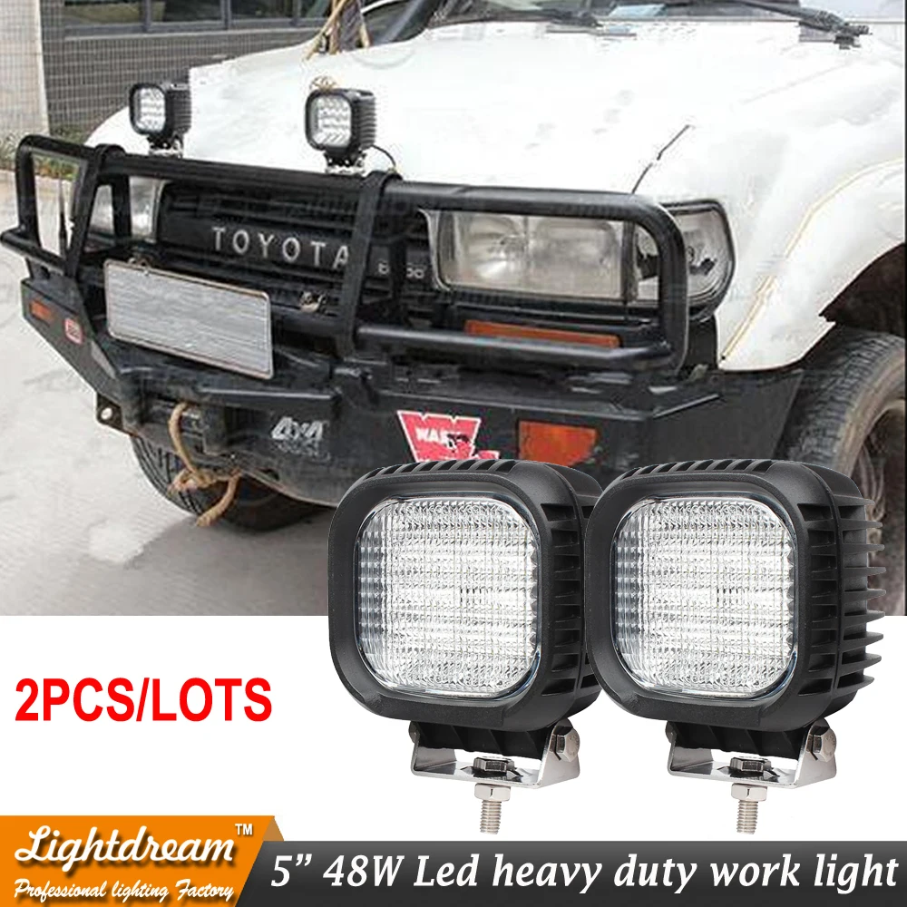Светодиодные фары рабочего освещения для внедорожников 2 шт. 48 Вт 12 В 24 4x4 |
